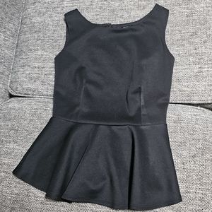 XS  black under blazer shirt